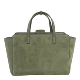 MEDIUM SUEDE FLAP HANDBAG
