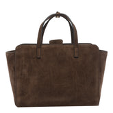 MEDIUM SUEDE FLAP HANDBAG