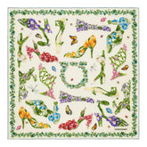 EDEN SHOES SILK FOULARD