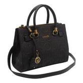 BORSA SATCHEL CON LOGO SMALL