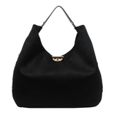 BORSA HOBO CON LOGO E BORCHIE GRANDE