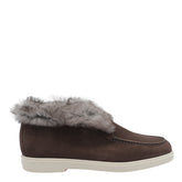 DESERT BOOTS WITH SHEARLING DETAIL