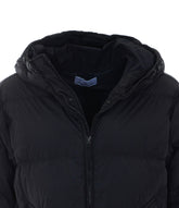GARMENT DYED CRINKLE REPS LOGO DOWN JACKET