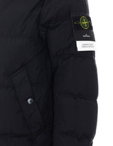 GARMENT DYED CRINKLE REPS LOGO DOWN JACKET