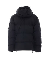 GARMENT DYED CRINKLE REPS LOGO DOWN JACKET