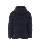 GARMENT DYED CRINKLE REPS LOGO DOWN JACKET