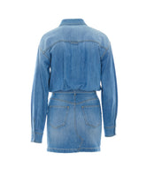MINI DENIM DRESS WITH BELT
