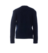 INTRECCIATO WOOL CARDIGAN