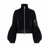 KNIT BLOUSON