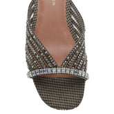 CRYSTAL STRAP FLAT MULES