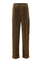 PANTALONE IN VELLUTO CON BOTTONI PEGASO