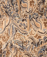 ABITO MINI CON STAMPA PAISLEY PIAZZATA