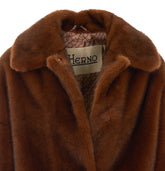 FAUX FUR PEACOAT