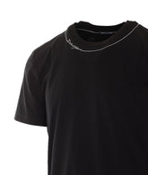 T-SHIRT WITH LOGO ON COLLAR