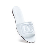 LEATHER SLIDE WITH DG LOGO