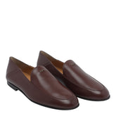 LEATHER SABOT LOAFERS
