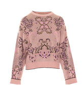 JACQUARD WOOL MIX SWEATER