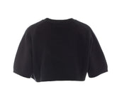 MAGLIA CROP CON LOGO