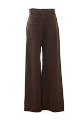 BELTED WIDE JEANS