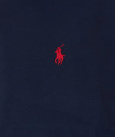 FELPA CON CAPPUCCIO E LOGO POLO