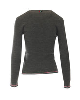 MERINO WOOL RIB STITCH CARDIGAN