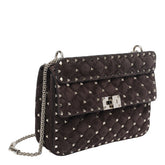 BORSA A TRACOLLA ROCKSTUD SPIKE MEDIUM