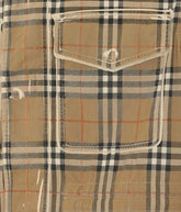 TROPICAL GABARDINE PARKA WITH GRADIENT CHECK