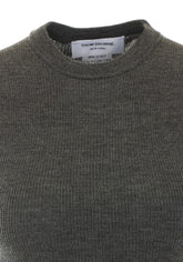 CANOTTA IN LANA MERINO CON LOGO STRIPE