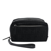 BEAUTY CASE CON DOPPIA ZIP E LOGO FF SMALL