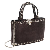 MINI SUEDE ROCKSTUD HANDBAG
