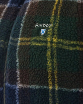 LOGO TARTAN FLEECE ZIP JACKET