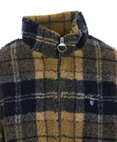 LOGO TARTAN FLEECE ZIP JACKET