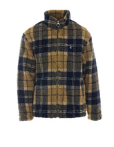 LOGO TARTAN FLEECE ZIP JACKET