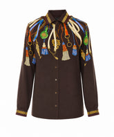 CAMICIA CON STAMPA NAPPINE