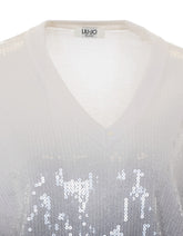 GRADIENT SWEATER WITH SEQUINES