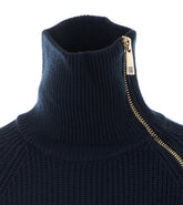MAGLIA IN LANA CON ZIP