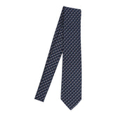 OWL PRINT SILK TIE