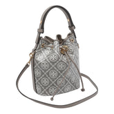 T MONOGRAM BUCKET BAG