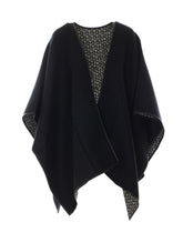 GANCINI REVERSIBLE PONCHO
