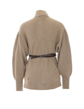 KNITTED BELTED CARDIGAN