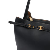 BORSA A MANO T SIGNATURE IN PELLE SMALL