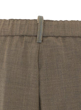 PANTALONE JOGGING IN FRESCO LANA BISTRETCH