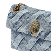 BORSA A TRACOLLA KENSINGTON IN DENIM MINI