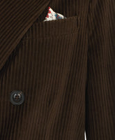 VELVET DOUBLE BREASTED BUTTON JACKET