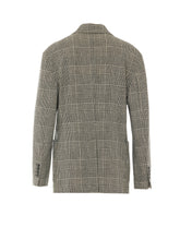 CHECK MOTIF DOUBLE BREASTED JACKET