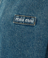 BLOUSON IN DENIM LOGO