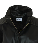 BOMBER IN FAUX LEATHER