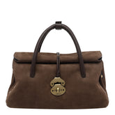 SMALL DOTTA NABUK HANDBAG