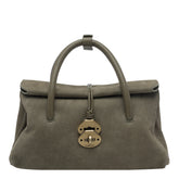 SMALL DOTTA NABUK HANDBAG
