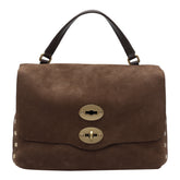 SMALL POSTINA JONES NABUK HANDBAG